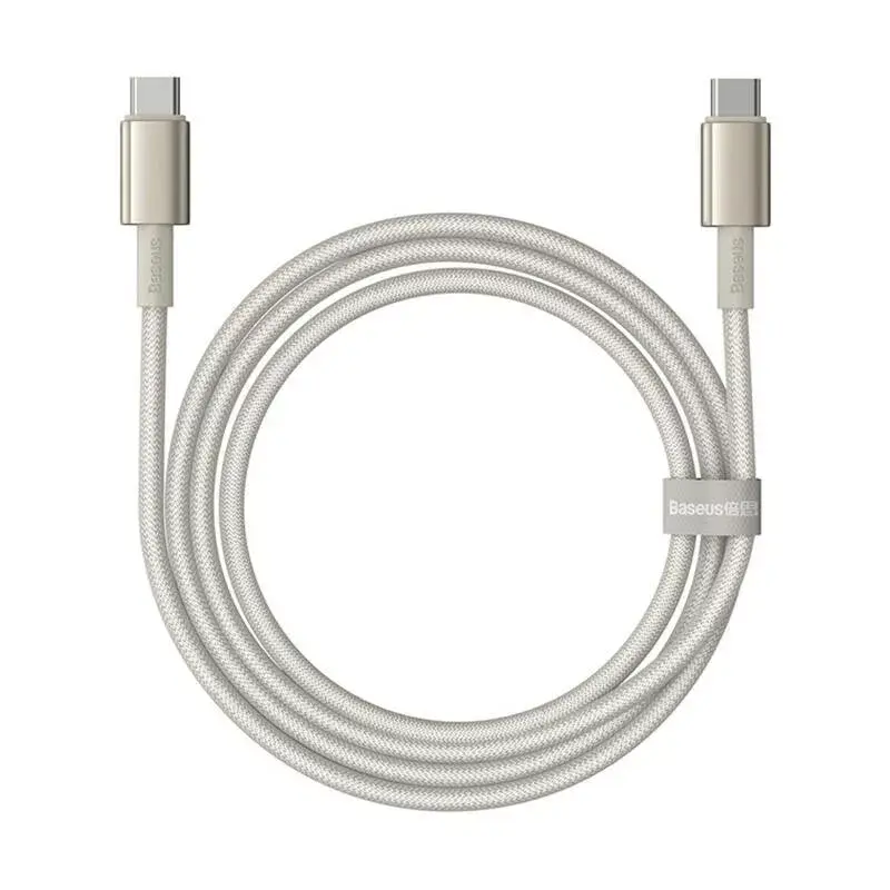 USB-C — USB-C Baseus Tungsten Gold 100W 1 m Photo 3