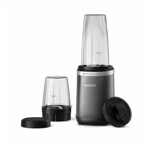 Настольный блендер Philips 5000 series HR2766/00 — 1000 Вт, чаша 0,7 л, измельчитель 0,3 л, чёрный/нержавейка