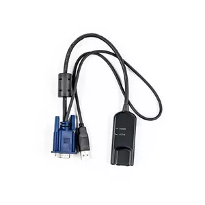 Адаптер-кабель Avocent MPUIQ-VMCHS VGA (D-Sub) с USB 2.0, длина 0,3556 м, чёрно-синий