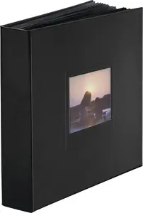 Polaroid Large Photo Album - Black Matte Finish with 160 Sheets Capacity