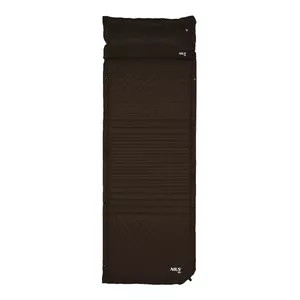 Self-levelling mat with cushion NILS Camp NC4001 – nils extreme, compact sleeping mat with integrated pillow, black