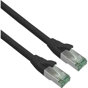 Network Cable Helos Patch-Kabel 363732 RJ-45 M to RJ-45 M Cat5e 1m Black