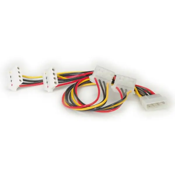 Y-Power Cable ROLINE 4-pin HDD to 4x 4-pin HDD Photo 3