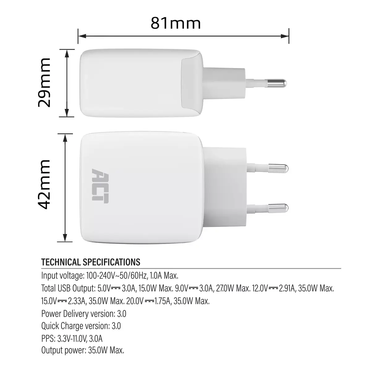 USB-C Charger ACT 35W Photo 8