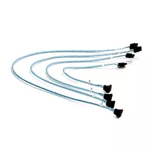 SATA cable Supermicro CBL-0186L 4x round 0.56 m, SATA I, straight male–male, black/blue/white