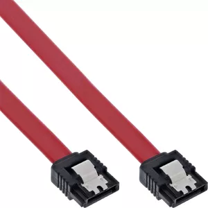 SATA kabelis InLine 27703A 0.3m Sarkans