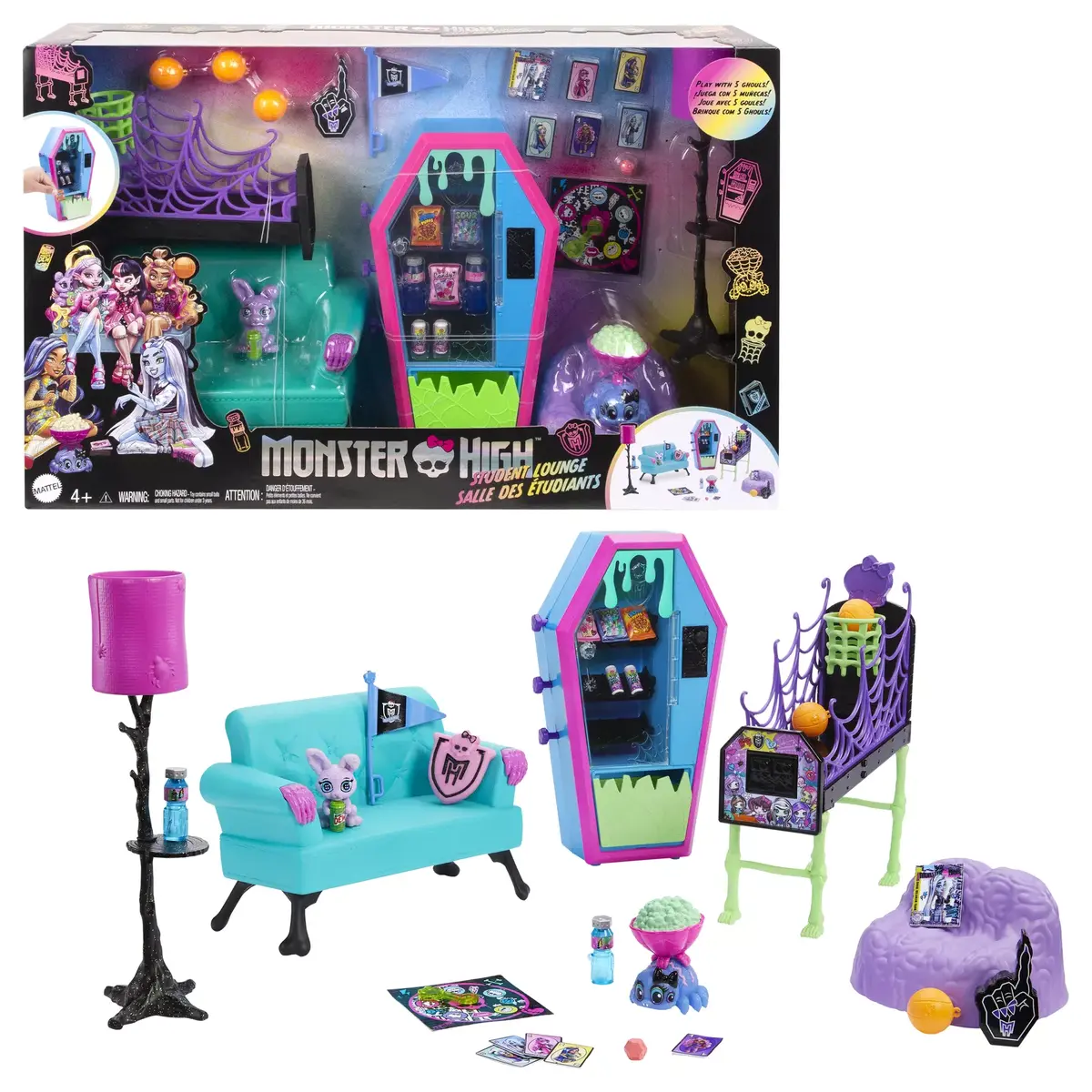 Monster High Student Lounge Playset Photo 7