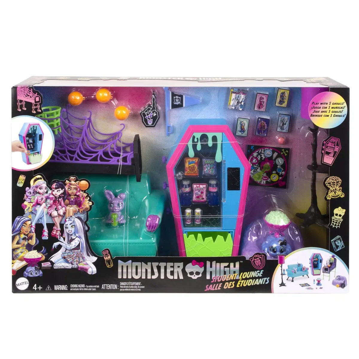 Monster High Student Lounge Playset Photo 12