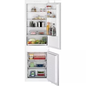 Siemens iQ100 KI86NNSE0 холодильник с морозильной камерой Встроенный 260 L E Белый