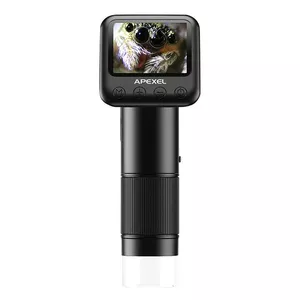 Rokas digitālais LCD mikroskops APEXEL APL-MS008 (melns)