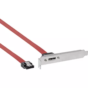 InLine eSATA Slot Bracket eSATA female external / internal SATA male 0.5m