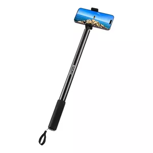 Металлический селфи‑монопод Puluz PU641B для Insta360 One RS/X2/X3/X4, 2 м, черный