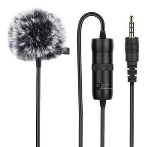Microphone PULUZ PU427 with Clip 3.5mm Jack 6m