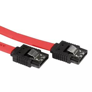 Value SATA 6.0 Gbit/s SATA kabelis 0,5 m Sarkans