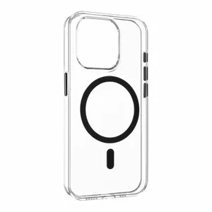 Back cover FIXED for Apple iPhone 15 Pro Max — transparent polycarbonate + TPU protective case