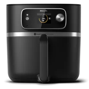 Аэрогриль Philips 7000 серии HD9880/90 — 8.3 л, 2200 Вт, Rapid Air, 22 программы, черная нержавеющая сталь