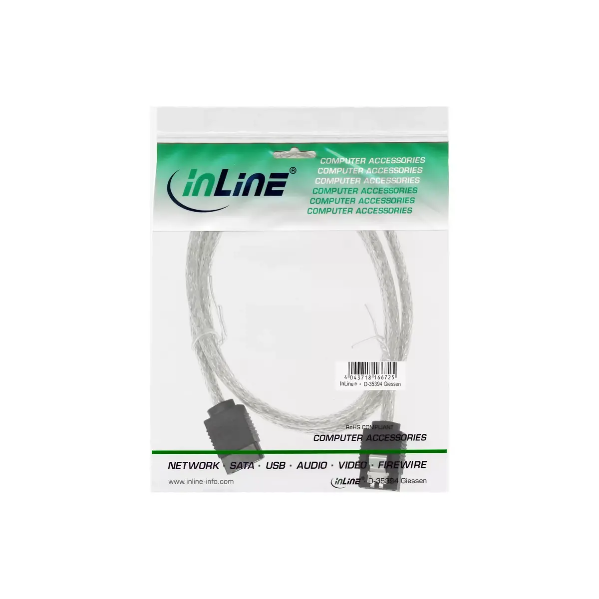 SATA kabelis InLine 27307R Photo 2