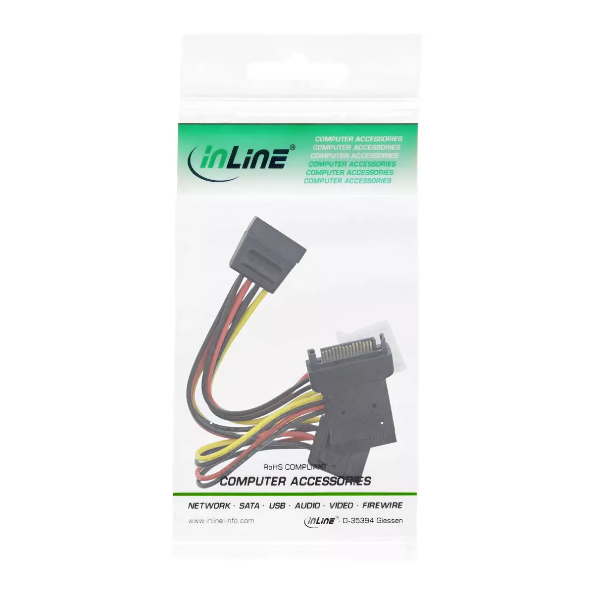 SATA Power Adapter Cable InLine 29682 Photo 2