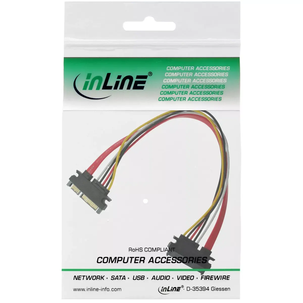 SATA Data + Power Cable InLine 29652A Photo 2