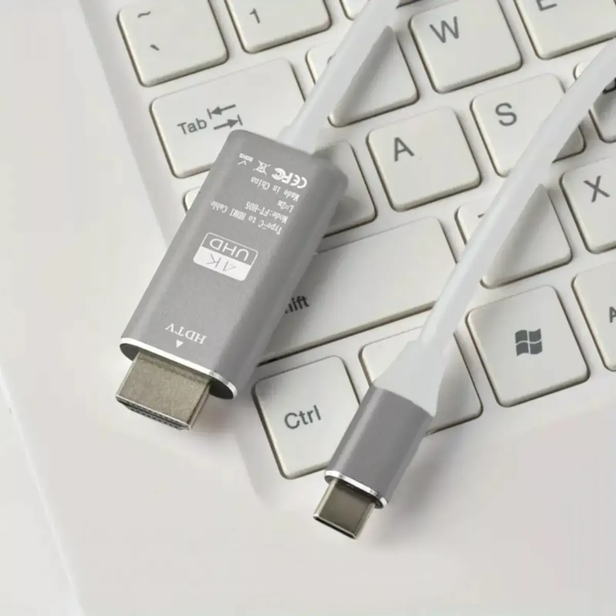 RoGer FT-H05 USB-C — HDMI кабель 2 м Photo 2