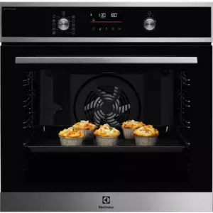 Встраиваемый духовой шкаф Electrolux Tvaika cepeškrāsns 600. sērija EOD6P66WX, черный