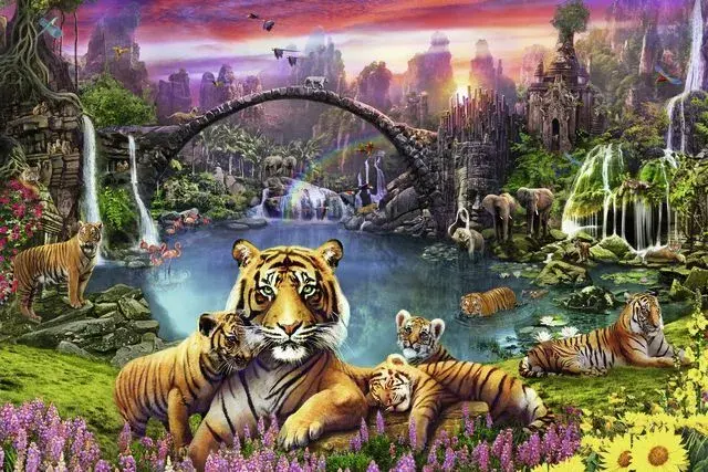 Ravensburger 3000 Piece Animals Jigsaw Puzzle Photo 2