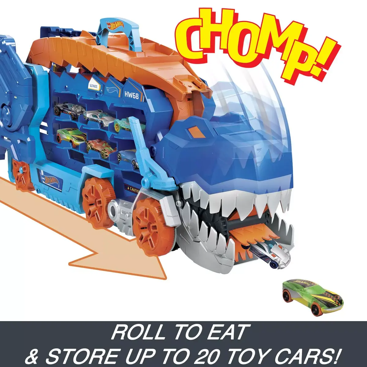 Набор машинок и треков Hot Wheels City Ultimate T-Rex Transporter Photo 5