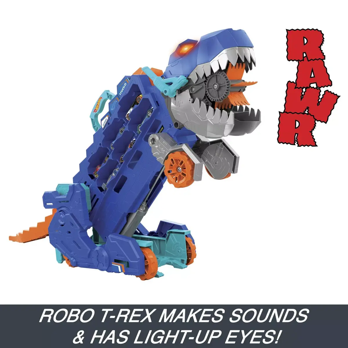 Набор машинок и треков Hot Wheels City Ultimate T-Rex Transporter Photo 7
