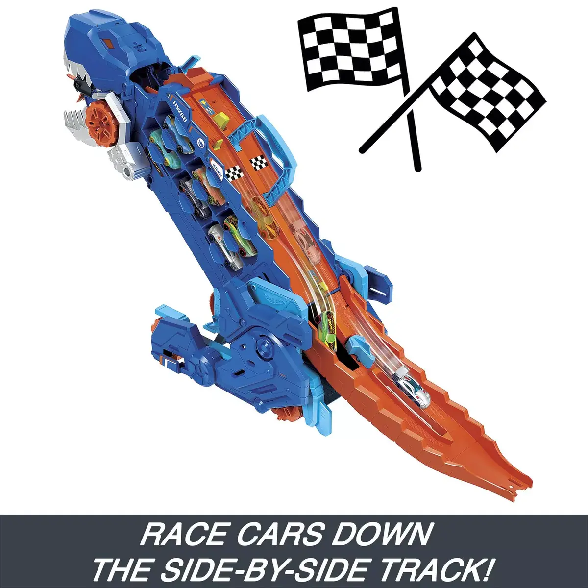 Набор машинок и треков Hot Wheels City Ultimate T-Rex Transporter Photo 8