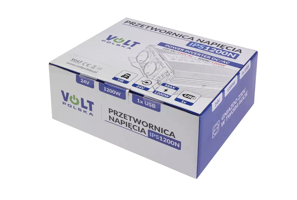 Volt Polska IPS 1200 N 24В→230В преобразователь Photo 6