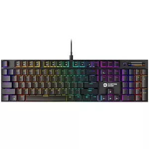 Клавиатура Canyon Cometstrike GK-55 Игровая USB QWERTY Английская Черная Механическая 104 Клавиши