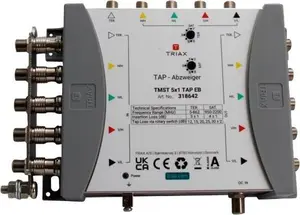 Triax TAP Triax TMST 5x1 4dB 12-30dB — multiswitch/terrestrial amplifier module