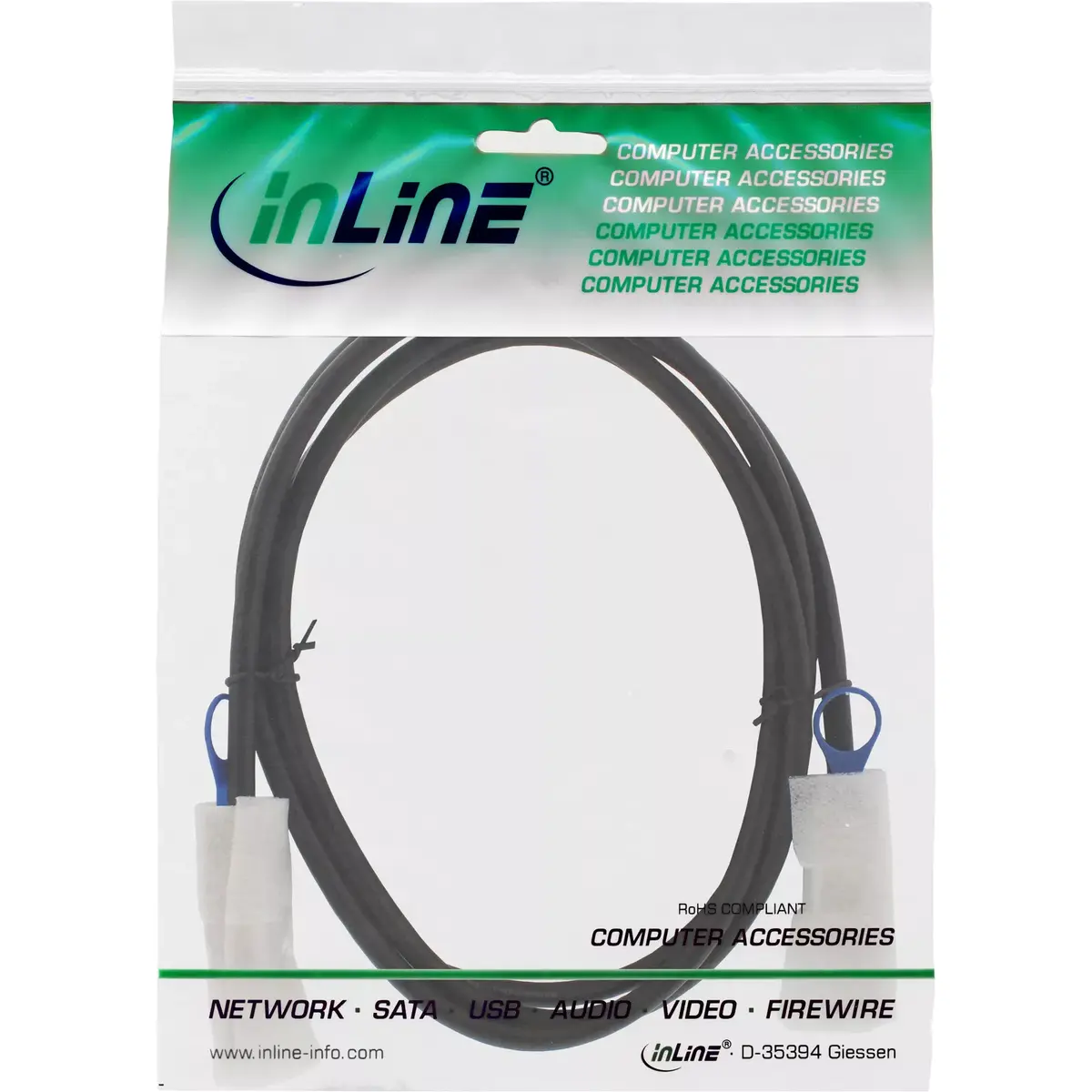 InLine SAS Cable Mini-SAS 26pin SFF-8088 Photo 2