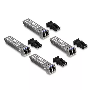 Trendnet TEG-MGBS10/4 Сетевой трансиверный модуль Волоконно-оптический 1250 Мбит/с SFP 1310 нм 4 шт.