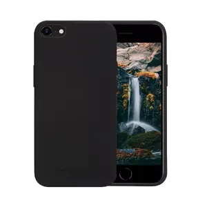 dbramante1928 Nuuk Cover for iPhone SE/8/7 – Recycled Plastic, 4.7" Screen, Black
