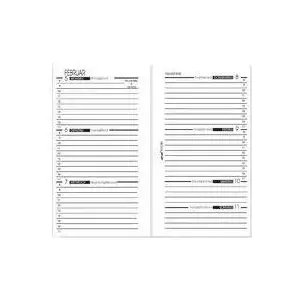Блок‑вкладыш для планера bind Kalendereinlage 2025 Mini B570225 7.9 x 12.5 см