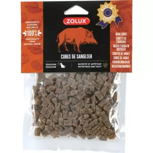 Лакомство для собак ZOLUX Boar Cubes 100 г – кубики из вяленой кабанятины