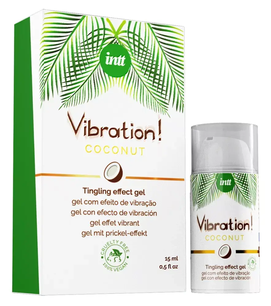 Intt Vibration Oil Coconut 15 ml massage and intimate oil Photo 3