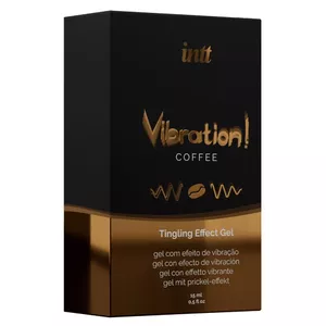 Intt Vibration Coffee intimate gel 15 ml — warming, vibrating sensual gel with coffee flavor