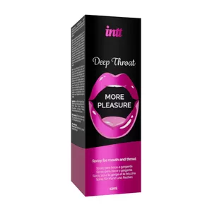 Oral spray Intt Deep Throat 12 ml — Intt 12 ml oral spray with mint flavor for intimate use