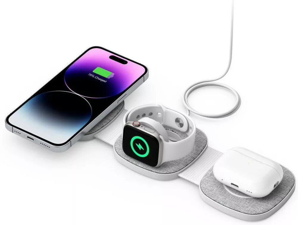 Bezvadu lādētājs Tech-Protect A32 3in1 Magnetic