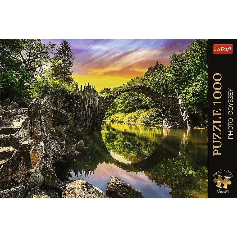 Puzle TREFL Premium Plus Rakotz Bridge 1000 gb. Photo 3