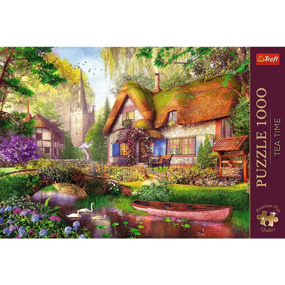 Puzle TREFL Puzzle 1000 gab. Premium Adorable Cottage Photo 3