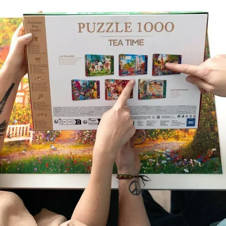 Puzle TREFL Puzzle 1000 gab. Premium Adorable Cottage Photo 4