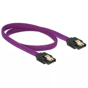 SATA cable DeLOCK 83691 0.5 m SATA 7-pin Purple