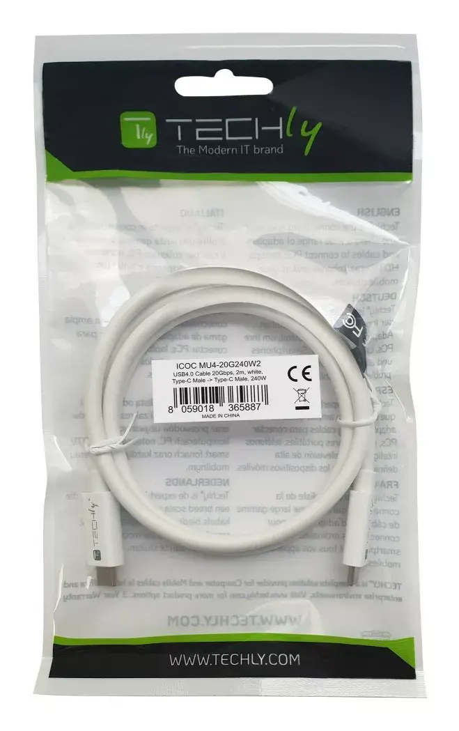 USB кабель Techly ICOC-MU4-20G240W2 Photo 2