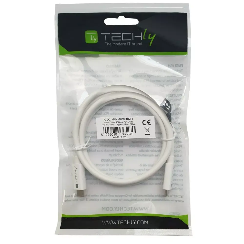 USB кабель Techly ICOC-MU4-40G240W1 Photo 2