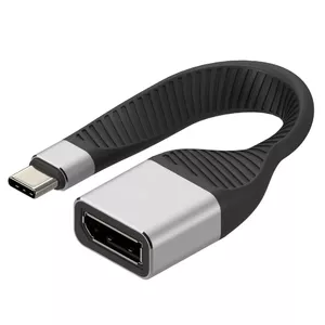Techly ICOC-USBC-DP12 video cable adapter 0.131 m USB Type-C DisplayPort Black