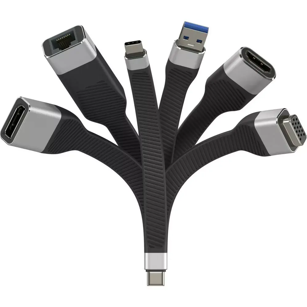 Video kabeļa adapters Techly ICOC-USBC-DP12 Photo 5