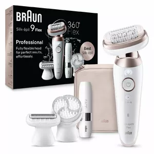 Эпилятор Braun Silk-épil 9 Flex 9-360 3D 40 пинцетов Розовый Белый
